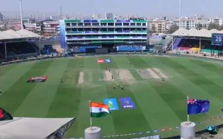 Indian Flag Flies High In Karachi During Pak vs NZ CT Match. Reaction Mixed