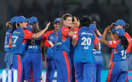 Lanning, Sutherland Hand DC Seven-Wicket Win Over UP Warriorz In WPL