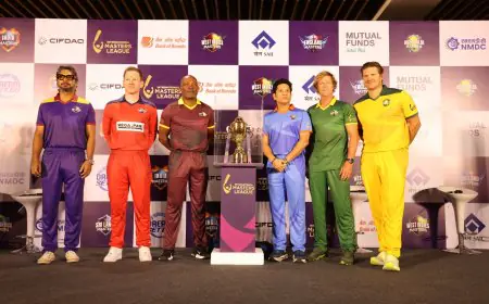 International Masters League 2025 Trophy Revealed In Mumbai
