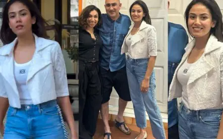 Mira Rajput Elevates Denim Game with Rs 45,000 Pearl Atelier Le Jane Jeans