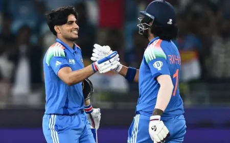 CT 2025: Gill's 8th Ton, Shami's 5-For Light Up India's Win vs Bangladesh