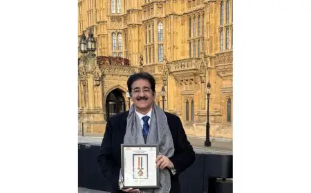 Sandeep Marwah Makes History with Eighth Recognition in British Parliament