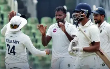 Kerala Create History, Reach 1st-Ever Ranji Final After Dramatic Semi