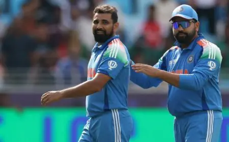 "Catch  Toh Mera Bhi Achha... ": Shami's Candid Take On Missing 'Team Award'