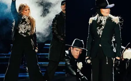 Jennifer Lopez Owns The Stage In Anamika Khanna Couture, Exuding Unmatched Glamour In Dubai