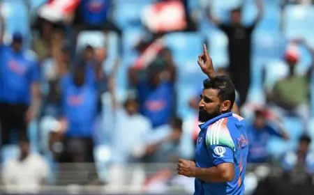 "It Was For...": Shami's Heartwarming Reason Behind 'Flying Kiss' Celebration