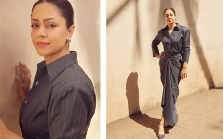 Jyotika’s Draped Power Suit Redefines Corporate Chic at Dabba Cartel Trailer Launch