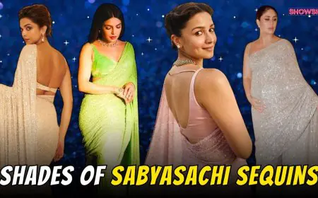 Alia Bhatt, Priyanka Chopra, Deepika &amp; Kareena Dazzle In The Same Sabyasachi Saree In Different Hues