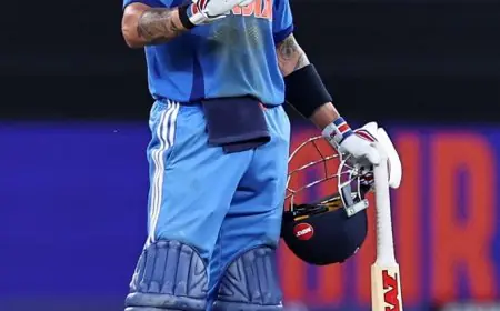 Watch: Kohli's 'Calm Down' Gesture After India's Domination vs Pak Viral