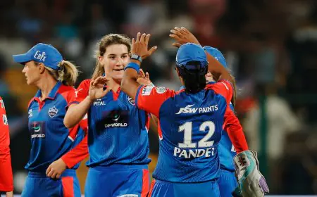 Delhi Capitals Thrash Gujarat Giants In WPL 2025, Go Top Of The Table