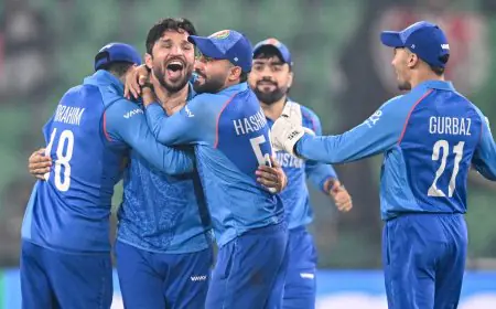 Afghanistan Register Historic Win, Knock England Out Of Champions Trophy