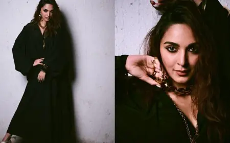 Kiara Advani Brings Out The Drama And The Glamour In All-Black Balenciaga Ensemble In Mumbai