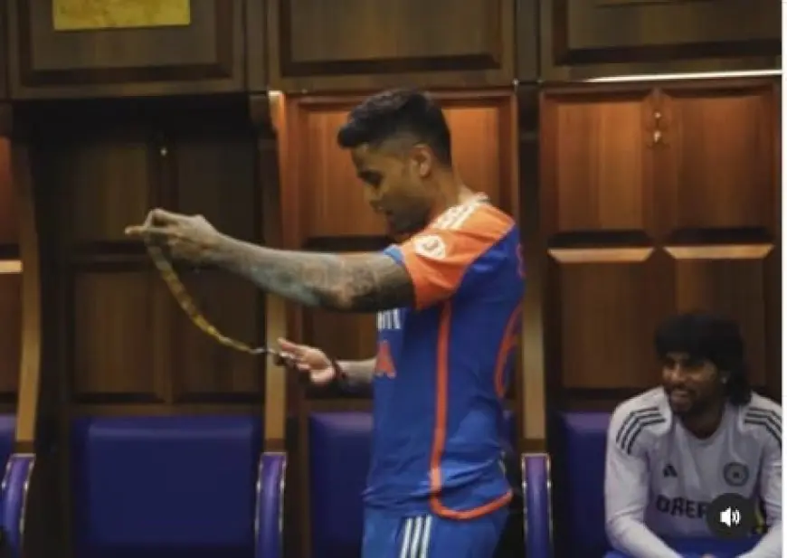 Team India Fielding Awards Are Back, Dramatic SKY Gives Medal To...