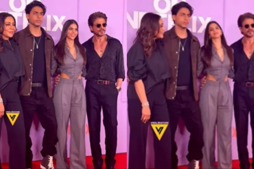 Shah Rukh Khan And His Family Make Heads Turn With Their Stylish Looks At Netflix's Event
