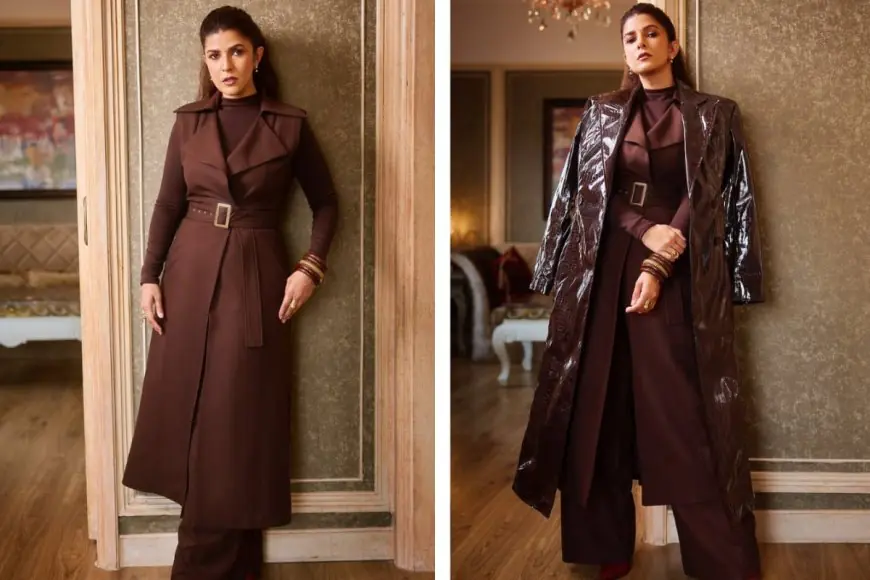 Nimrat Kaur’s Chocolate Brown Power Look Is a Whole Mood—Sleek And Chic