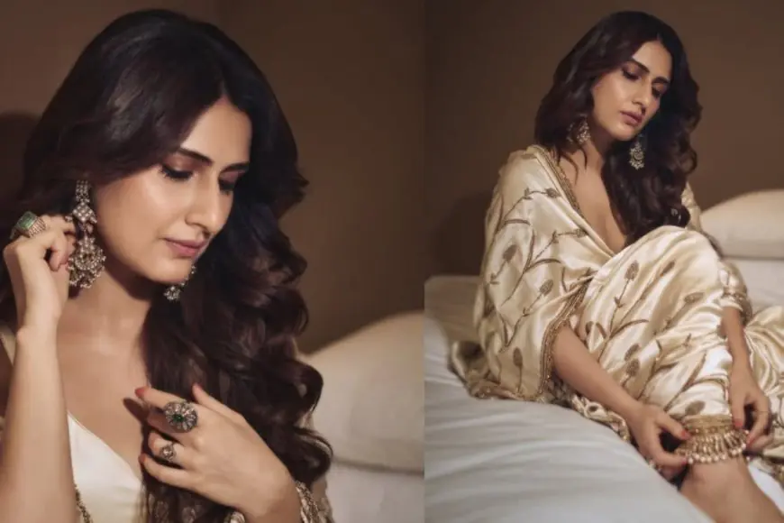 Fatima Sana Shaikh Weaves An Ethnic Dream In An Ivory Saree