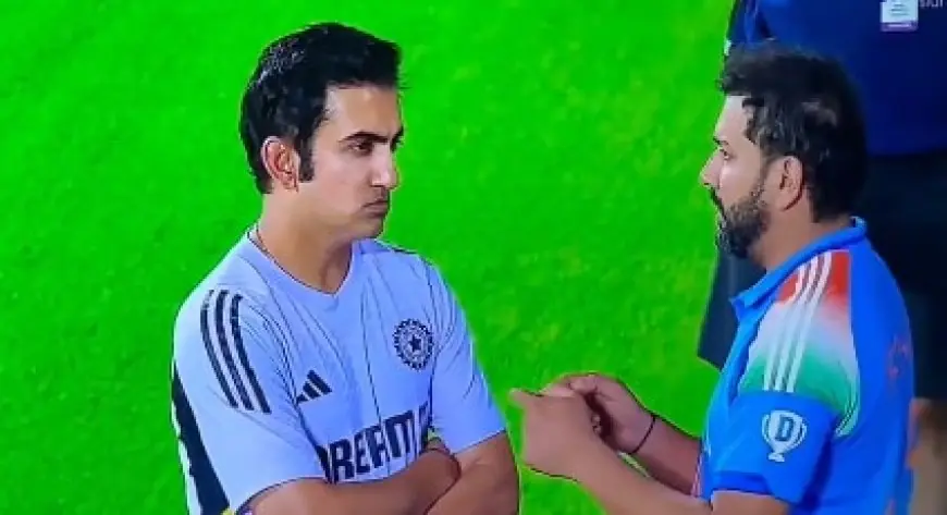 Watch: Gambhir Unhappy With Rohit? Duo's Intense Chat Triggers Speculations