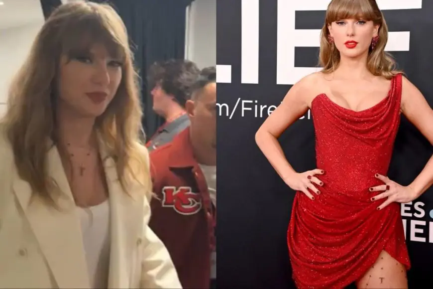 Taylor Swift Rewears The 'T' Pendant To Support Boyfriend Travis Kelce At The Super Bowl