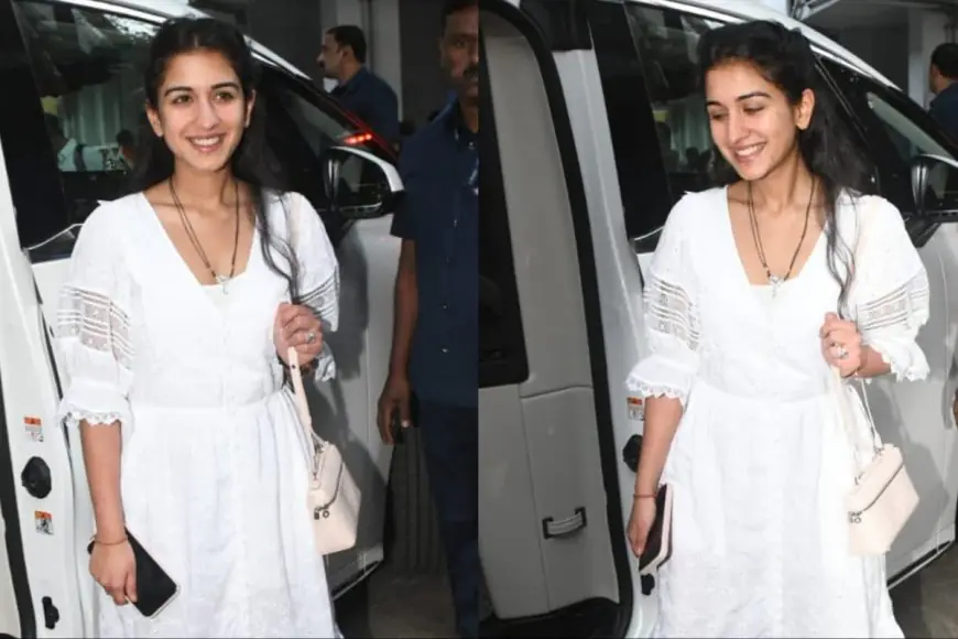 Radhika Merchant Steps Out In Bandra Looking Chic And Casual In A White Dress