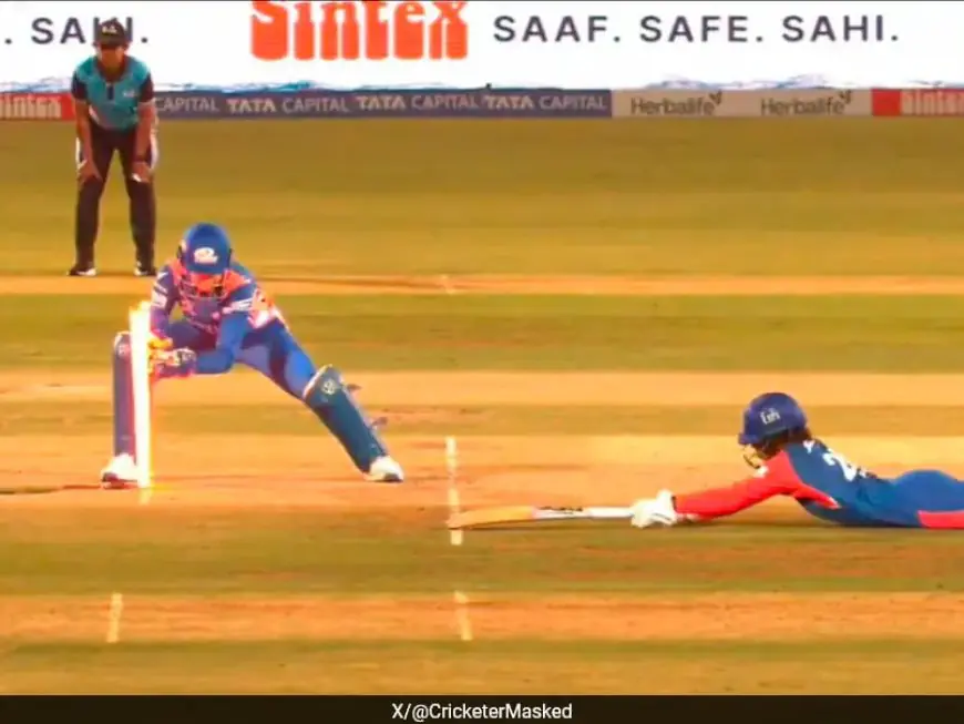 Watch: Huge Run-Out Controversy In WPL As DC Beat MI On Last Ball