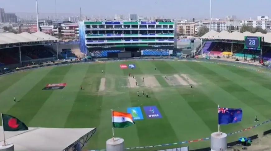 Indian Flag Flies High In Karachi During Pak vs NZ CT Match. Reaction Mixed