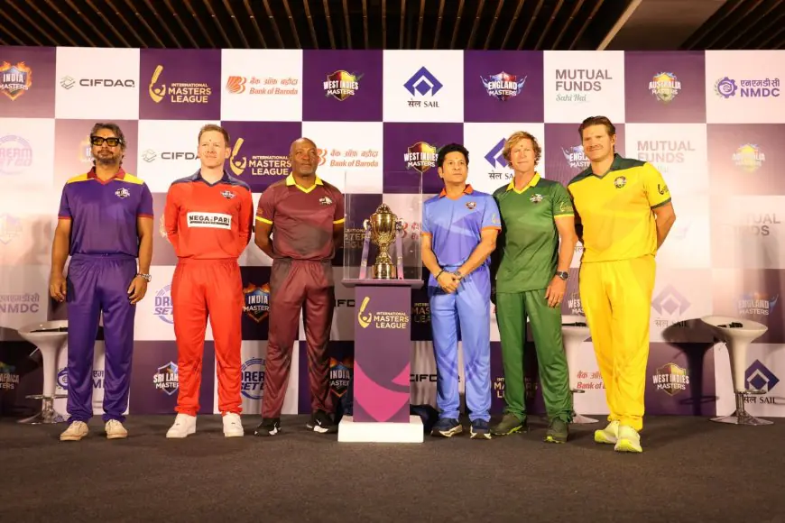 International Masters League 2025 Trophy Revealed In Mumbai