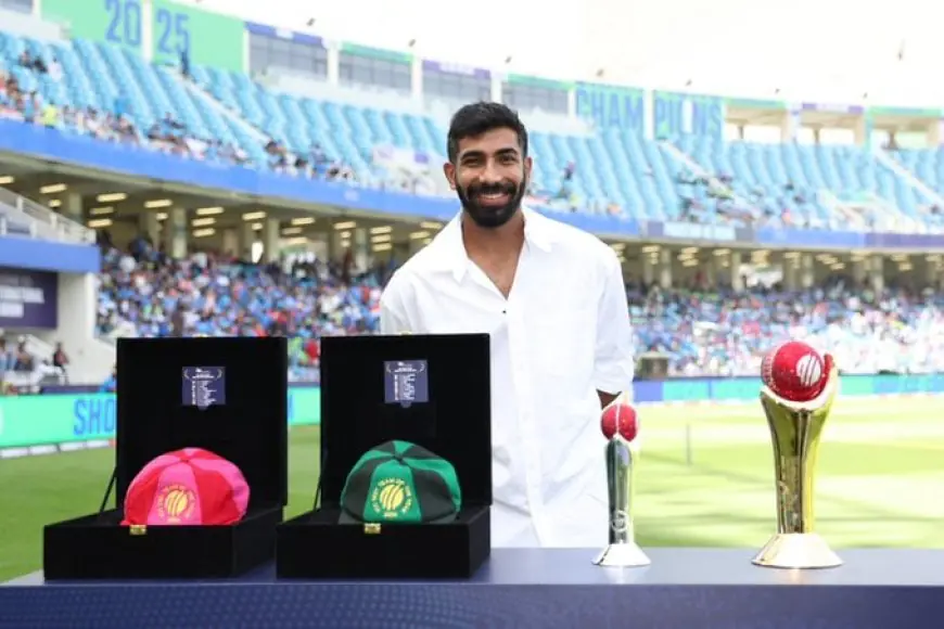 Jasprit Bumrah In Dubai For India-Pakistan Clash, Receives All ICC Awards