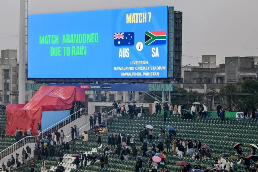 What SA vs Aus CT 2025 Game Washout Means For Group B Semis Race