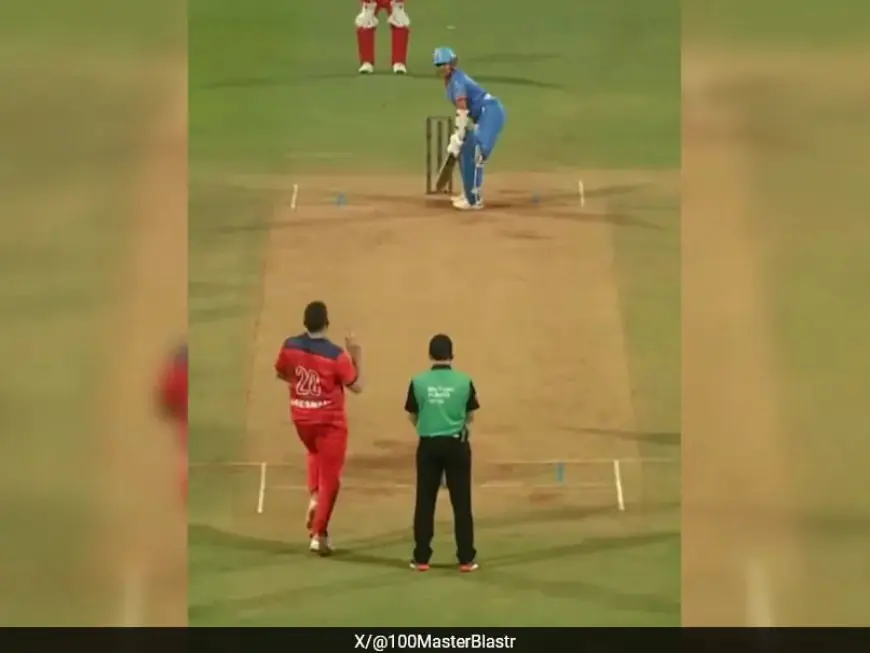 Watch: Sachin Rolls Back The Years With Vintage Stroke-Play. Internet In Awe