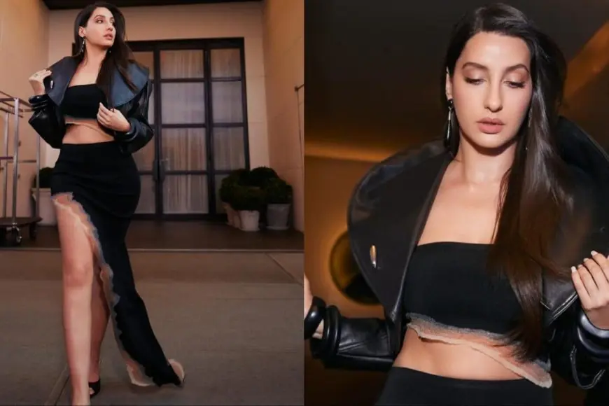Nora Fatehi Stuns In Grace Ling Couture As She Steps Out In New York