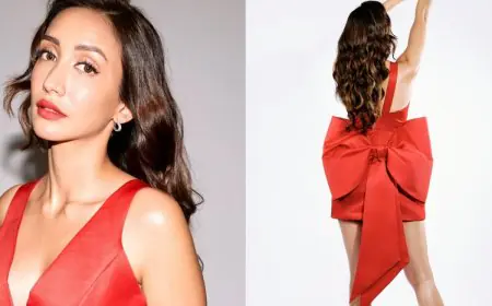 Shreya Chaudhry Welcomes March In A Little Red Dress With A Statement Bow Detail
