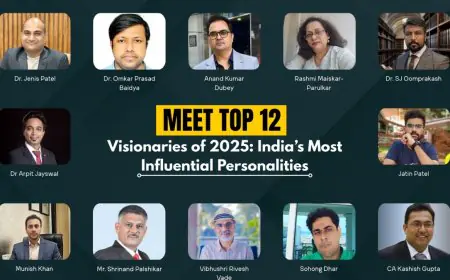 Meet the Top 12 Visionaries of 2025: India’s Most Influential Personalities