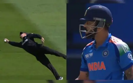 Watch: Virat Kohli's Stunned Reaction As Glenn Phillips Takes Screamer