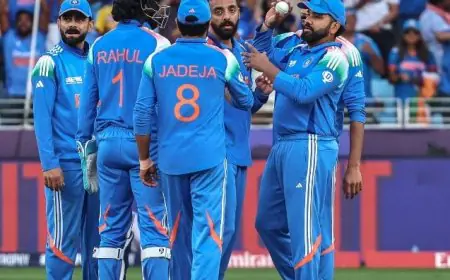 CT 2025 Live: Chakravarthy Claims 5-Wicket Haul, India One Wicket Away From Win