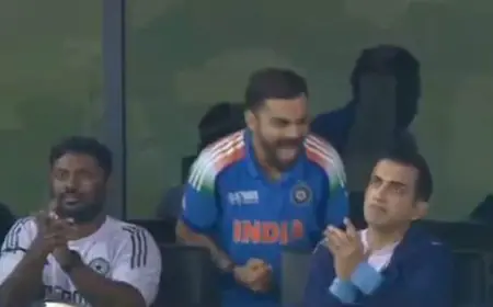 Virat Can't Keep Calm As Hardik's Late Cameo Guides India To CT 2025 Final