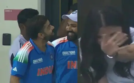 Viral: Kohli Steals A Moment With Anushka After Semifinal Win vs Australia