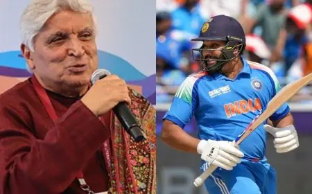 "You Cockroach": Javed Akhtar Blasts Social Media User For Fat-Shaming Rohit