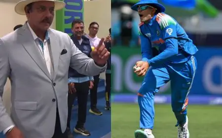 Watch: Not Gill For Head's Catch, Shastri Awards 'Best Fielder' Medal To..