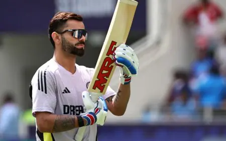 Kohli, India Batters' Special Nets Session Ahead Of Champions Trophy Final