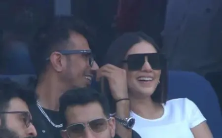 "Who's She?" Chahal Attends CT Final With Mystery Girl. Internet Reacts