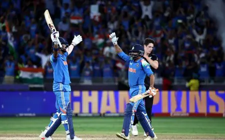 India Beat NZ By 4 Wickets To Clinch Record-Breaking 3rd CT Title