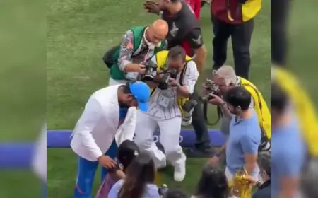 Rohit Sharma Puts Medal Across Daughter's Neck, Moment Breaks Internet