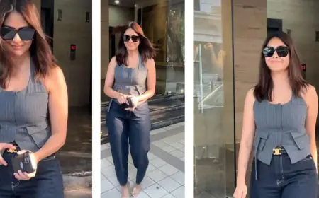 Mrunal Thakur Gives Basics a Bold Twist with a Backless Surprise