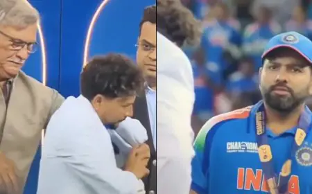 Watch: Kuldeep Struggles To Wear Blazer, Rohit's Expressions Say It All
