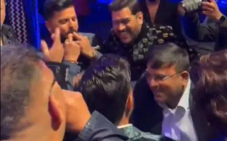 Dhoni Goes Crazy Wild While Dancing At Pant's Sister's Wedding. Video Viral