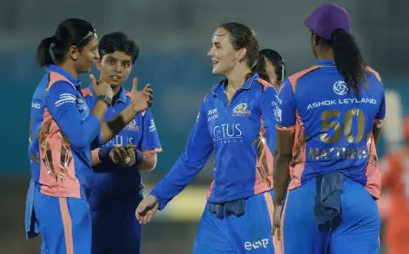 WPL 2025 Eliminator: Mumbai Indians Enter Final, Thrash GG By 47 Runs