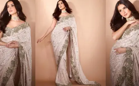 Tara Sutaria In A Heavily Embroidered Saree Is A Vision To Behold