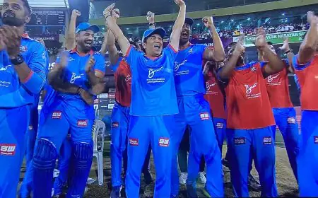 India Masters Beat WI Masters To Clinch Inaugural International Masters League