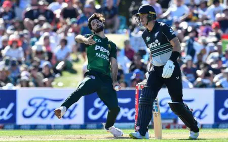 2nd T20I Live: Toss Delayed In NZ vs Pakistan Match Due To Wet Outfield