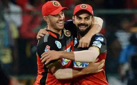 De Villiers Reveals Virat's Text Over Famous RCB Chant: "Bit Of Trouble..."